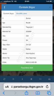 Burdur Bucak Taşyayla Köyünde Satılık Müstakil Taş Yayla Evi