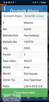 Salihli M&ş Gayrumenkulden Salihli Hacıbektaşlıda Bulunan Arsamız Satılıktır.