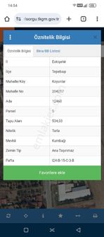 Fazel Gayrimenkul Den Satılık 534metrekare Anayola Cephe Tarla