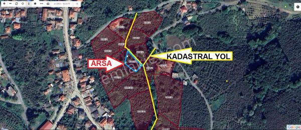 Sakarya Ferizli Bakırlı Merkezde Yola Cepheli İmarlı Arsa