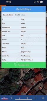 Efsane Emlak'tan Acil Şehir Merkezinde 282 M2 Satılık Arsa