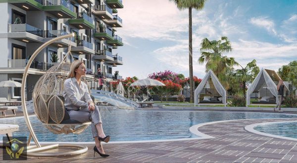 Alanya Ses Getıren Luks Sıte Icınde Yatırımlık Kupon Fırsat