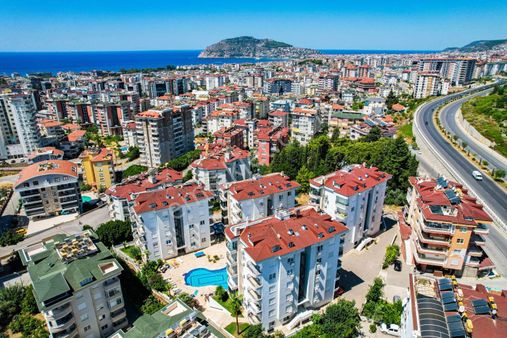 Alanya Cikcilli’de Deniz Ve Şehir Manzaralı 3+1 Çatı Dubleks