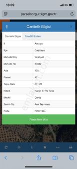 Doğanın Kalbinde, Geleceğinize Yatırım! Gazipaşa Yeşilyurt’ta Tapulu Arsa Sizi Bekliyor!