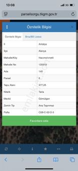 Alanya Hacımehmetli’de Geniş, Manzaralı Satılık Arsa – Fırsat!