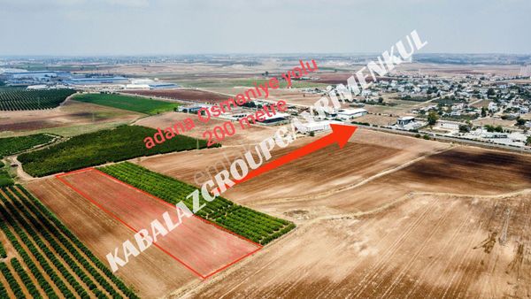 Adana Yüreğir Suluca'da 7,875m² Tek Tapu Tarla