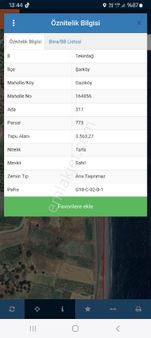 Şarköy Gaziköy Mahallesi'nde Denizci Çok Yakın Yatırılmış Arazi
