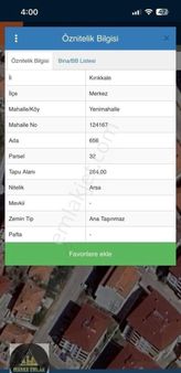 Marka'dan Yeni Mahalle'de Satılık Yada Kat Karşılığı Arsa Ev