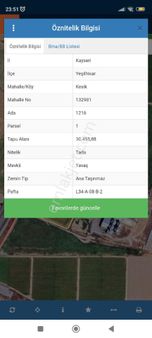 Kaçmaz Emlaktan Yeşilhisarda Satılık Tarla Kayseri Niğde Yoluna Sıfır Cepheli