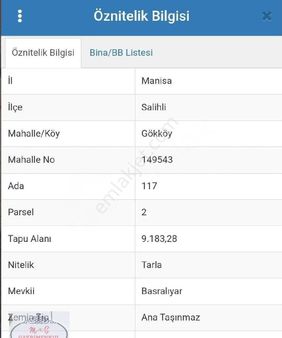 M&ş Gayrimenkulden Satılık Arsa