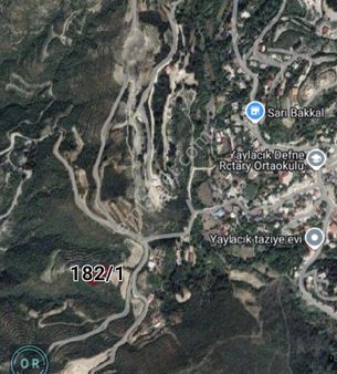 Yaylacık Köyü 1280 M2 Satılık Bahçe