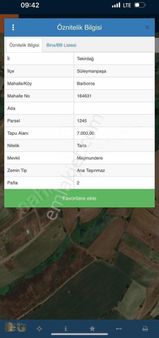 Tekirdağ Barbaros Da Satılık Villa Fırsat İmarlı Arsa