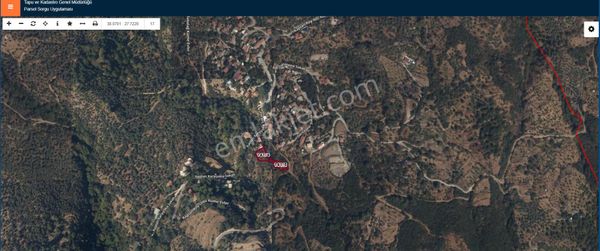 Tire Kaplanda Fırsat Köyiçi Mevkii Full Manzaralı Arsa