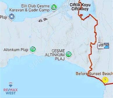 Çeşme Musalla'da Çok İyi Konumda Satılık Düz Tarla