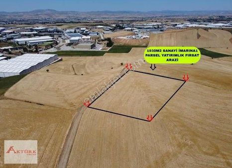 /*aktürk Emlaktan*\1930m2 Sanayi İmarına Sınır Yatırımlık Fırsat