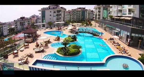 Alanya Cikcillide Full Eşyalı 1+1 Geniş Balkon Ve Manzaralı Yaşam Alanı