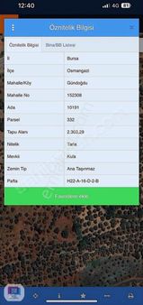 Dialog Söz'den Bursa Gündoğdu'da Yatırıma Uygun Satılık Tarla