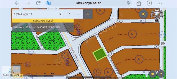 Sille Mahallesi İsmail Kaya Caddesi Üzeri 610 M2 Villalık Arsa