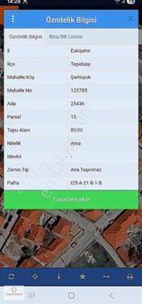 Eslider Emlaktan Araç Takasına Açık Satılık Arsa