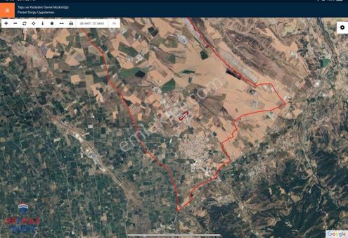 Kemalpaşa Halilbeyli'de Yol Ceph.satılık Zeytinli Bağ Ve Tarla