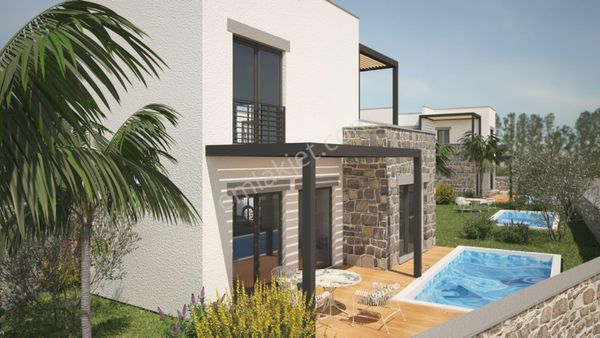 Bodrum Gümüşlük'te %50 Peşin Satılık 3+1 Tam Müstakil Villa