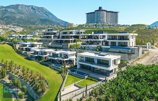 Alanya Kargıcak'ta Full Deniz Manzaralı 3+1 Müstakil Villa