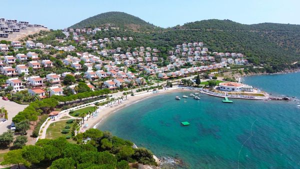 Kıyıkışlacık Baştur'da Full Deniz Manzaralı 3+1 Satılık Villa