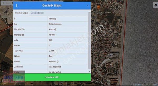 Kumbağ Tokat Sitesinde Yatırımlık 300 M2 Tarla