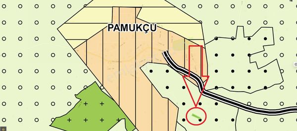 Pamukçu'da Satılık 509 M2 Müstakil Tapulu Bahçe Nitelikli Cazip Arazi