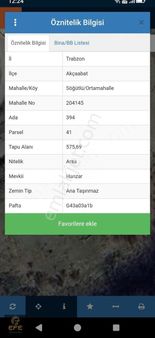Efe Gayrimenkulden Satılık Ful Deniz Manzaralı Arsa