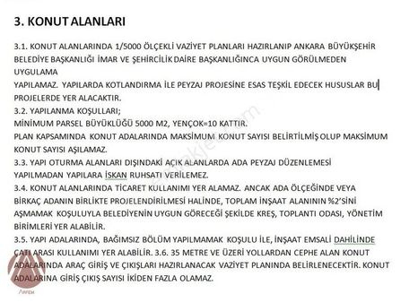 Gölbaşı, Karagedik, Bilkent Çok Katlı Proje İçi Satılık Arsa