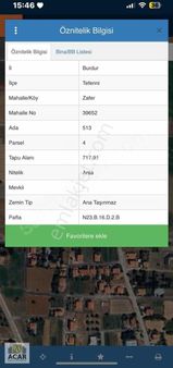 Burdur Tefenni Zafer Köyünde Satılık Arsa