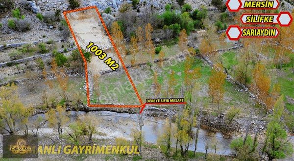 Silifke Sarıaydın Köyü Dereye Sıfır 1 Dönüm Satılık Arsa