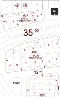 Doğukent'de Çarşamba Pazarına Yakın Emsal 2,40 8 Kata Ruhsatlı 427 M2 Arsa