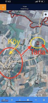 T.dağ Hayrabolu Hedeyli Köy. Yatırımlık Tek Tapu 4.500 M2 Tarla