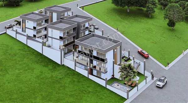 Davutlar Merkezde 6 Villalık Doğa Manzaralı Arsa