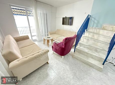 Kuşadası Davutlar'da Denize Yakin Esyali Kiralik Villa