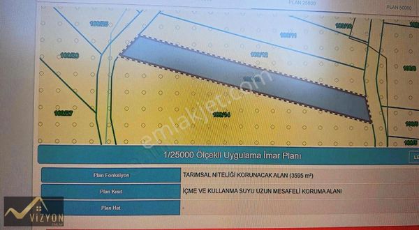 Vizyon Emlak Tan İki Yola Cephe Satılık Arsa