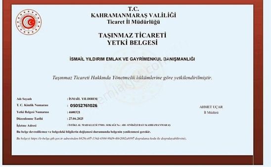 İsmail Yıldırım Emlak'tan Abdulhamidhan Mah. 2 Katlı Müstakil Ev