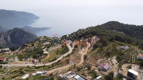 Fethiye Karaagaç Kirmede Deniz Manzaralı Satılık Arazi