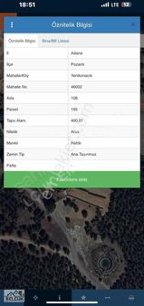 Pozantı Selçuk Emlaktan Hatıllı Mev. Satılık İmarlı İfrazlı Arsa