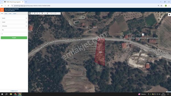 Çameli Gökcekaya Fırsat Arsa 1845 M2 Yola Sıfır Harika Bir Yer Doğayla İç İçe