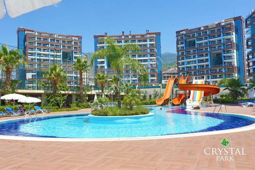 Alanya Cikcilli Mah. Crystal Park 2+1 125 M2 Eşyalı Geniş Daire