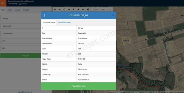 İkoniyum'dan Seydişehir Bostandere Su Kanalına Yakında Tarla