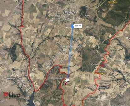 Rw Liva Dan Çaypınar Mah.satılık Tarla