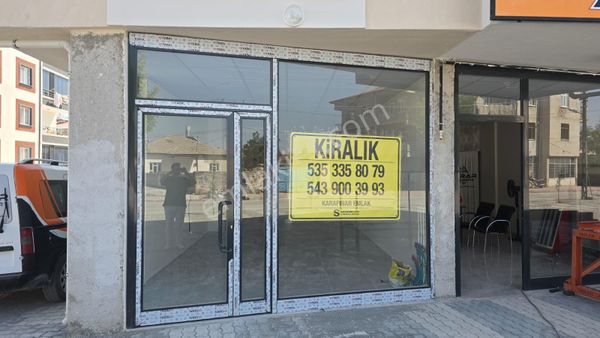 Karapınar Emlak'tan Gazi Caddesinde Kiralık 90 M2 Dükkan