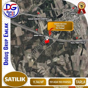 Sarayda İhtiyaçtan Dolayı Acil Satılık Tarla