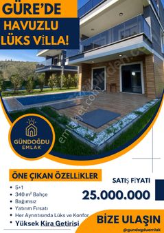 Edremit Güre’de 5+1 Havuzlu Bağımsız Villa – Geniş Bahçe & Yüksek Kira Getirisi