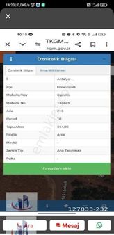 D.altı Çıplaklıda Satılık Villa Arsası