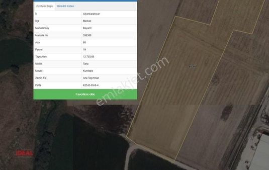 İdeal'den Kaçırılmayacak Yatırımlık 13 Dönüm Arazi!